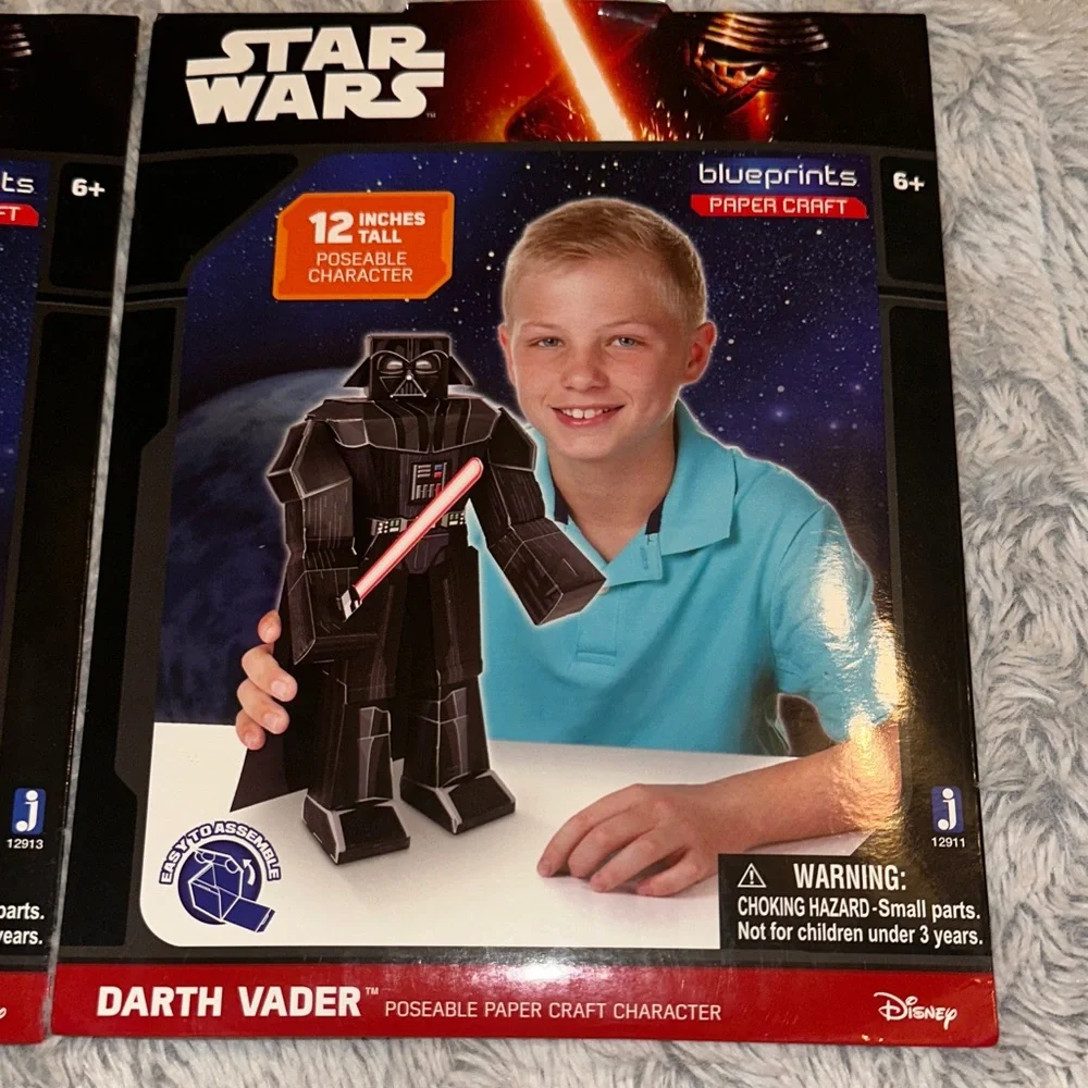 Star Wars Blueprints Paper Craft Set - Chewbacca‎ and Darth Vader